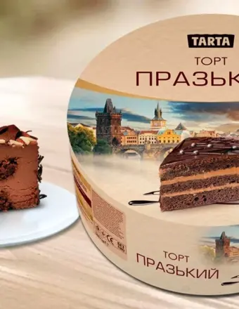 Торт Прага в упаковке