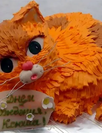 Торт в виде кота